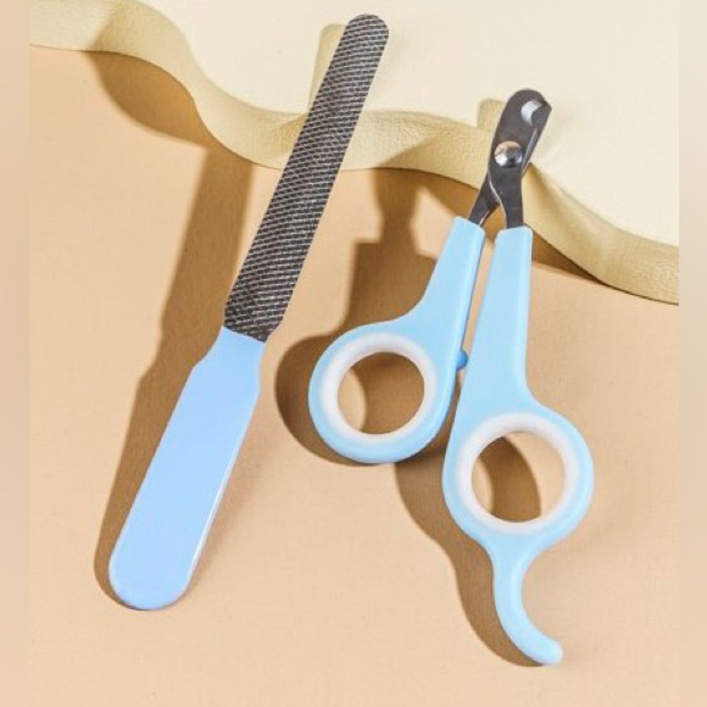 Silver Blue Black Pet Rabbit Manicure Nail Trimming Set